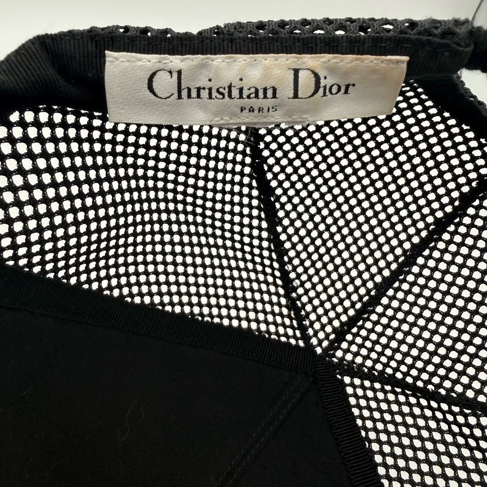 Christian Dior Beaded Mesh Trucker Hat - Picture 11 of 17